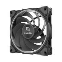 Akasa - SOHO AR12, Reverse Blade Addressable-RGB L�fter, schwarz - 120mm (AK-FN123)