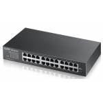 Zyxel - ZyXEL GS-1100-24E - Switch - nicht verwaltet - 24 x 10/100/1000 - an Rack montierbar (GS1100-24E-EU0101F)
