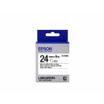 Epson - LabelWorks LK-6WBN - Etikettenband - Schwarz auf Wei� - Rolle (2,4 cm x 9 m) 1 Rolle(n) - f�r LabelWorks LW-1000P, LW