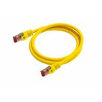 Python - Cat.6 Patchkabel mit Nylongeflecht gelb 3m