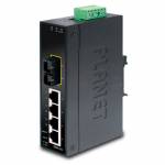 Planet - PLANET 4-Port Fast Ethernet Switch PLANET IP30 Slim Type 4-Port, industrieller Ethernet Switch + 1-Port, 100Base-FX(SC) (-10 - 6