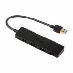 I - I-tec Usb 3.0 Slim Passive Hub 4 Port Ohne Netzteil, Ideal Fuer Notebook Ultrabook Tablet Pc Unterstuetzt Win Und Mac Os Schwa