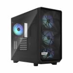 Fractal Design - Meshify 2 RGB - Tower - Erweitertes ATX - Seitenteil mit Fenster (geh�rtetes Glas) - keine Spannungsversorgung (ATX) - blac