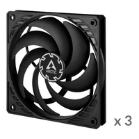 Arctic - ARCTIC L�fter 120*120*15 P12 SLIM PWM PST 3pcs Value Pack