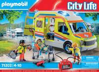 Geobra Brandst�tter Stiftung & Co. K - PLAYMOBIL 71202 Rettungswagen mit Licht
