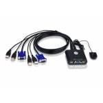 2 - CS22U - KVM-Switch - 2 x KVM port(s) - 1 lokaler Benutzer - Desktop (CS22U-AT)