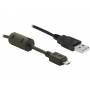 Delock - USB Kabel Delock A -> Micro-B St/St 3.00m sw