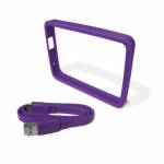 Western Digital - WD Grip Pack WDBZBY0000NPL - Schutz f�r externe Festplatte - Grape - f�r My Passport Ultra WDBGPU0010BBK, WDBGPU0010BB