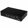 Startech - StarTech.com 4 Port DisplayPort USB KVM Switch mit Audio - DisplayPort Desktop KVM Umschalter - KVM-/Audio-/USB-Switch - USB - 4