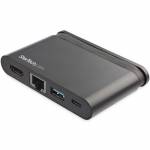 Startech - StarTech.com USB C Multiport Adapter with HDMI - 4K - 1xA?1xC - 100W PD 3.0 - Docking Station - USB-C - GigE
