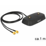 Delock - DELOCK WL-Antenne LTE MIMO Standfu� 2x SMA Buchse schwarz