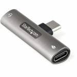 Startech.com Usb C Audio & Usb-c Audio Adapt Charge Adapter - StarTech.com USB C Audio & Charge Adapter, USB-C Audio Adapter w/ 3.5mm TRRS Headphone/Headset Jack and 60W USB Type-C Power Del