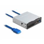 Delock - DeLOCK 91759 card reader Internal Black, Grey