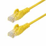 Startech.com - StarTech.com 50cm Yellow Slim CAT6 Ethernet Cable, Snagless, 28AWG, LSZH - Patch-Kabel - RJ-45 (M) zu RJ-45 (M) - 50 cm - 3.6 mm