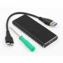 Microstorage - Microstorage - Storage Enclosure - mSATA - mSATA - USB 3.0 (MSACSC/USB3.0)