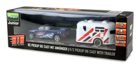 Amewi - Amewi RC Pickup Die Cast mit Wohnwagen 1:64 RTR blau 6+
