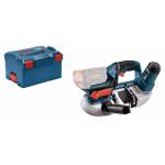 Bosch Powertools - Akku-Bands�ge GCB 18V-63 Professional Solo, 18Volt (blau/schwarz, ohne Akku und Ladeger�t, L-BOXX)
