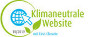 Logo klimaneutrale Webseite